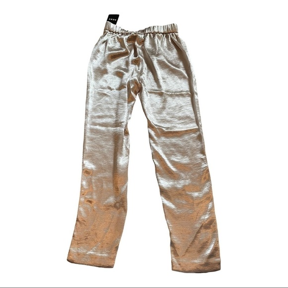 Dkny a metallic oatmeal ankle pants - Picture 3 of 8